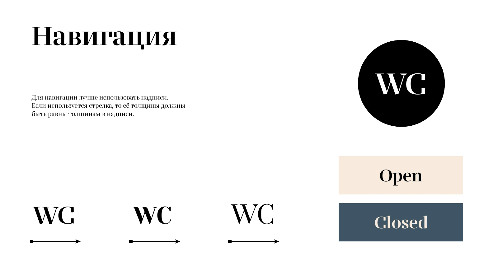 Принципы навигации из руководства