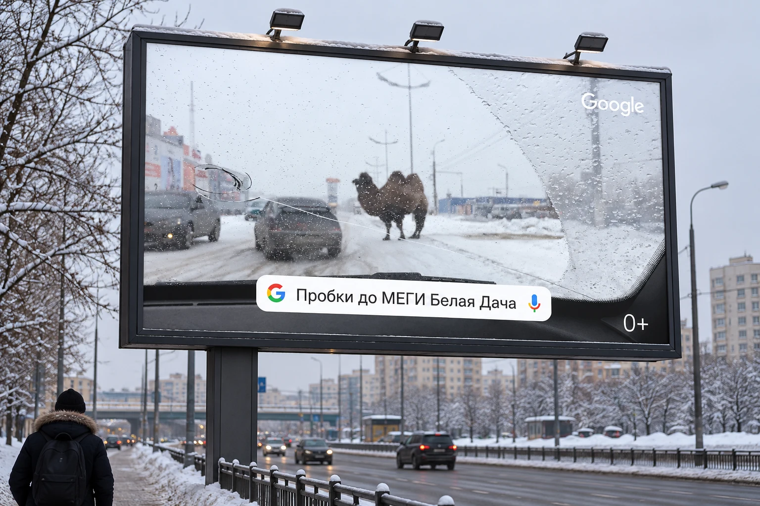 Верблюд и дорожный запрос: визуализация наружной рекламы