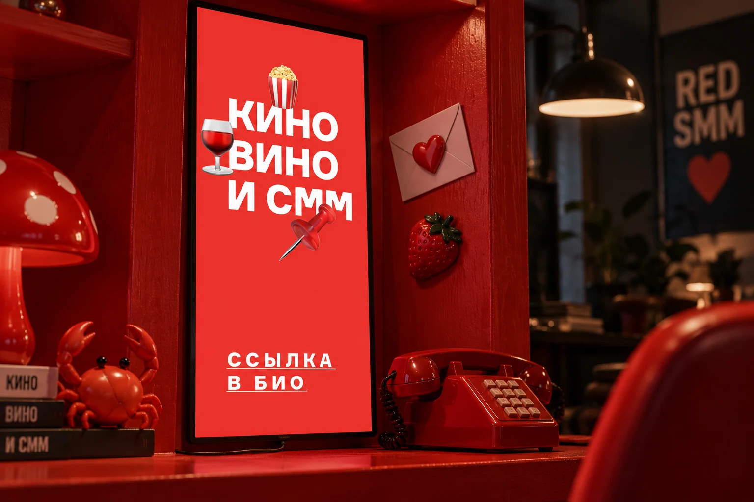 Исходная история «Кино, вино и СММ» на экране
