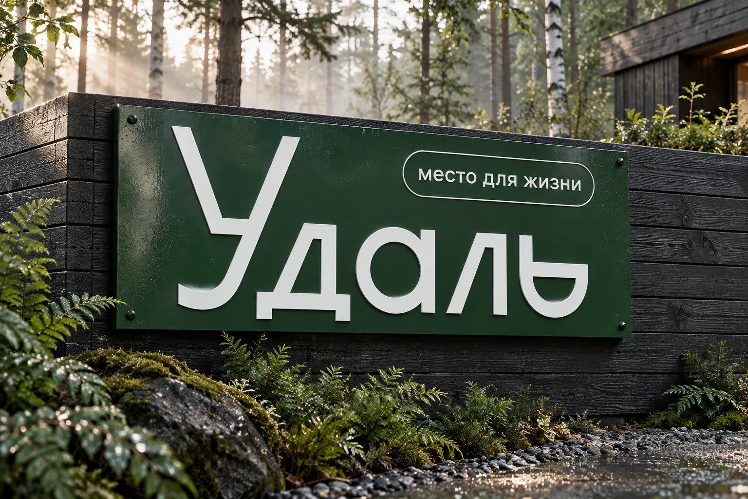 Финальный знак на эмалированной вывеске