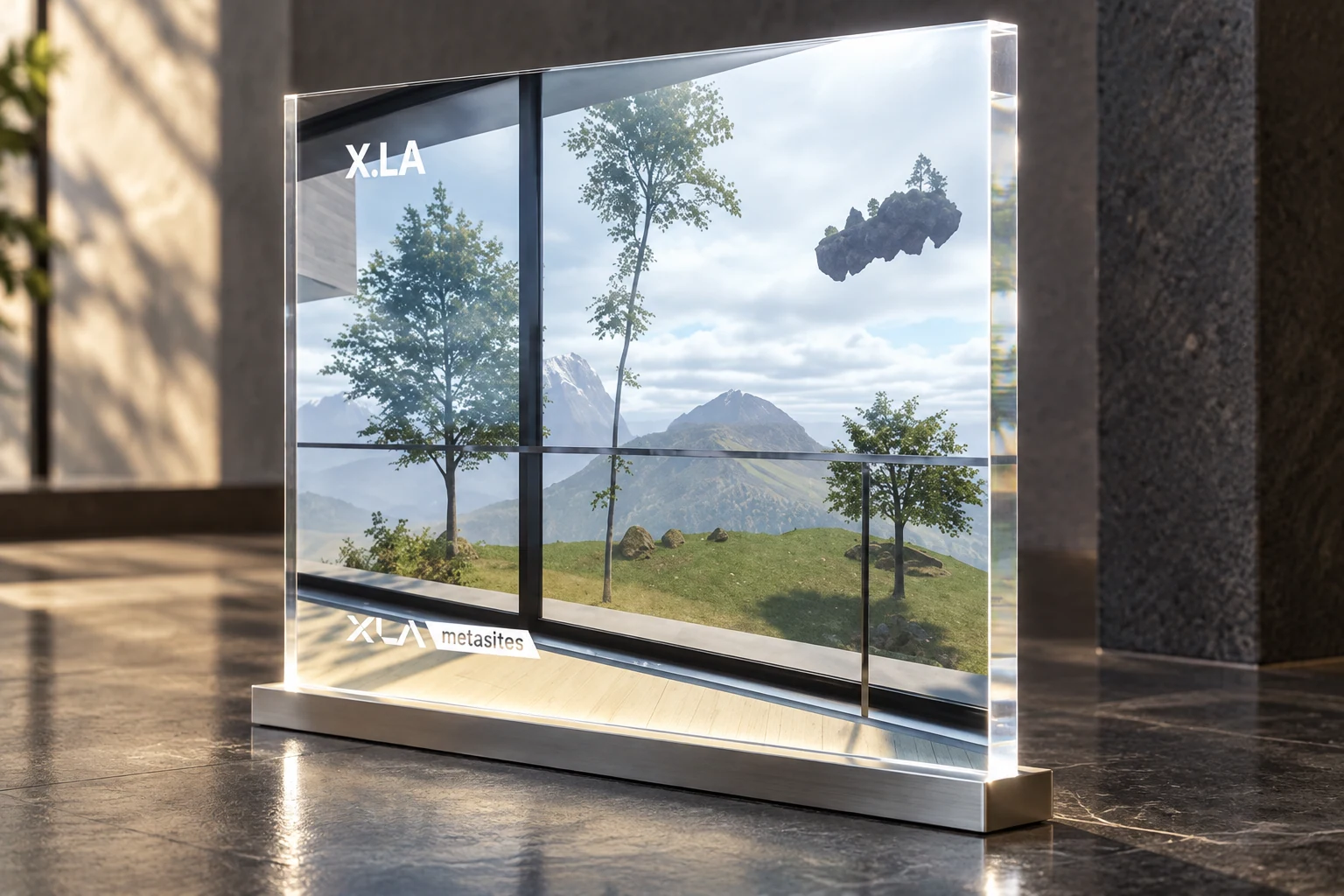 A transparent edge extends the image's depth